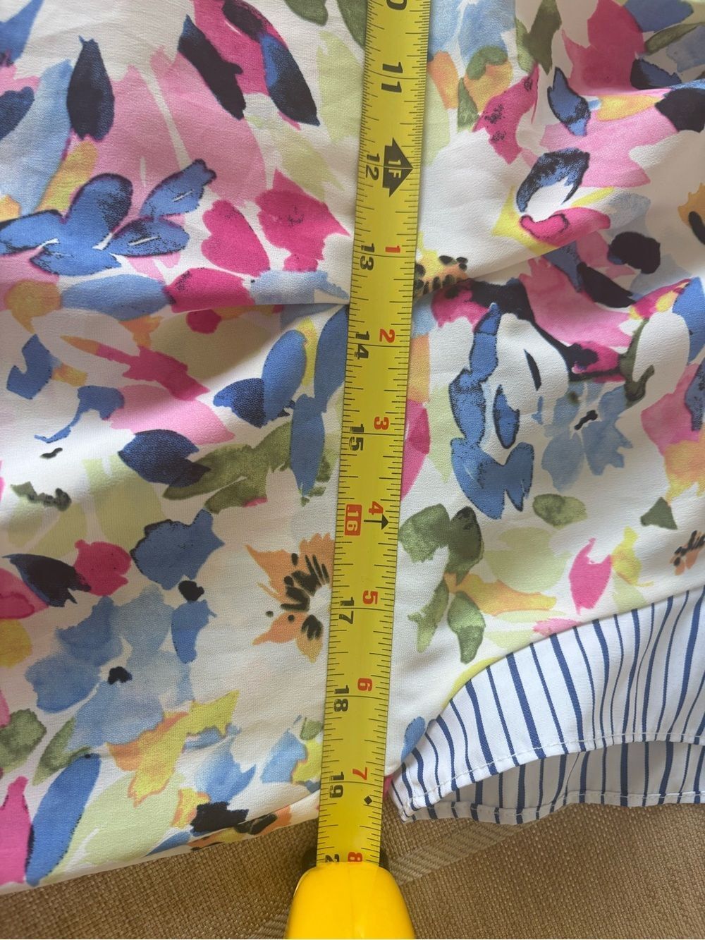 Floral Flutter-Sleeve Casual Dress - White Multi - Picture 9 of 12